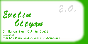 evelin oltyan business card