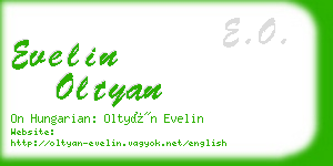 evelin oltyan business card